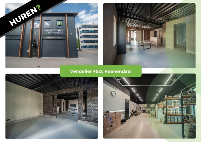 HUREN bedrijfsruimte bedrijfsunit Veenendaal Vendelier 45D CMC Bedrijfsmakelaars
